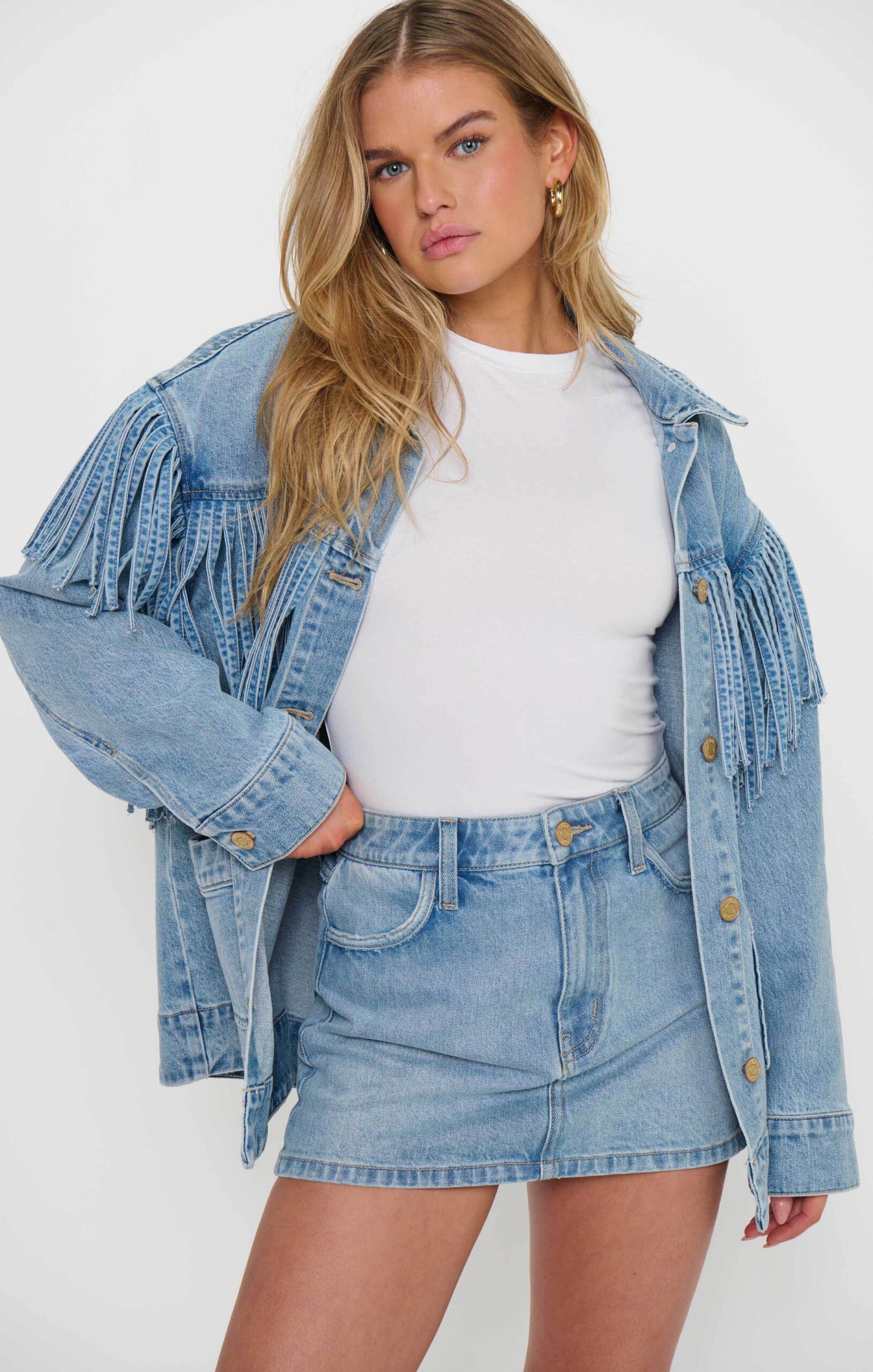 Ojai Mini Skort ~ Jet Stream Blue
