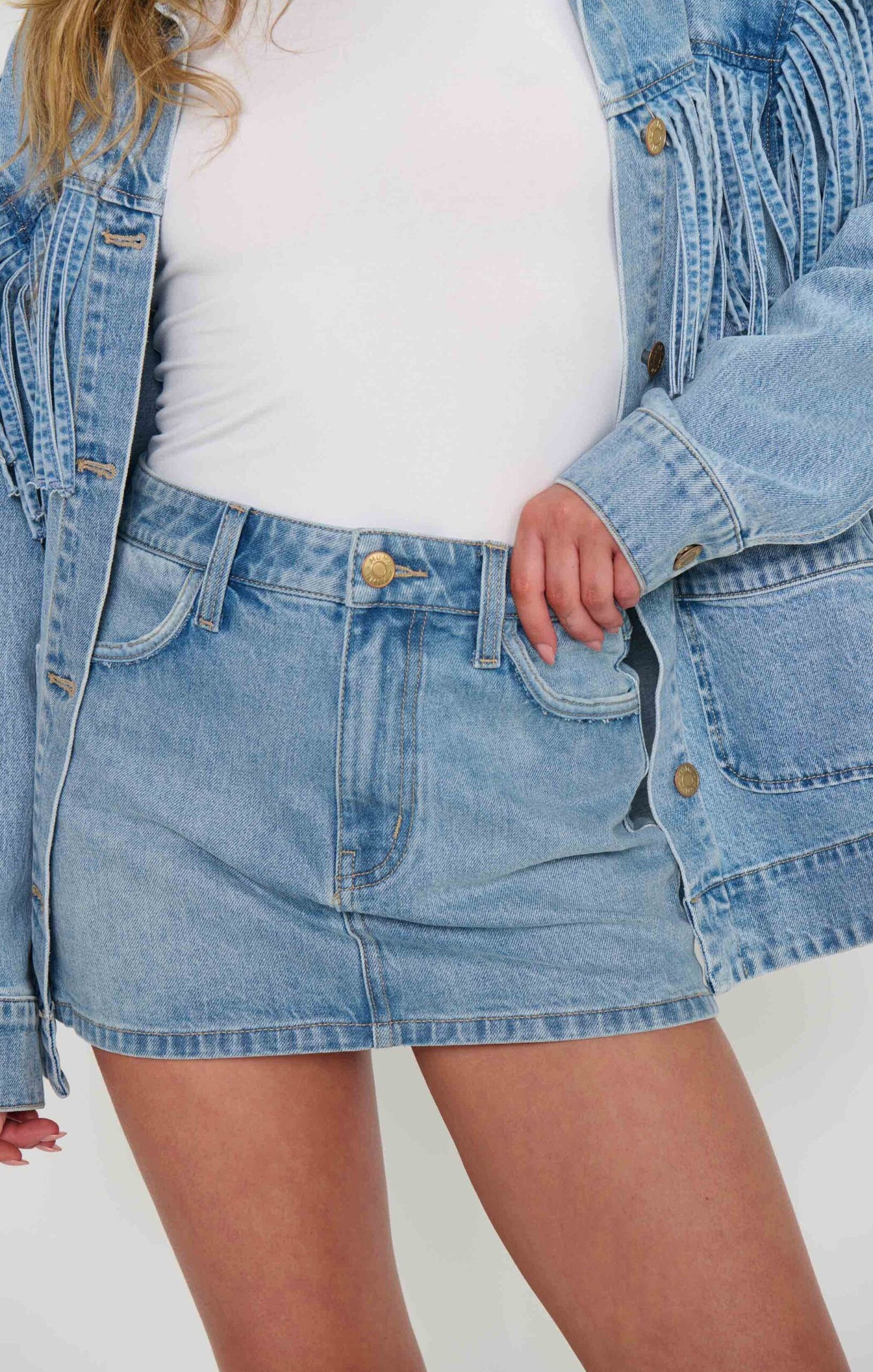 Ojai Mini Skort ~ Jet Stream Blue - Image 3