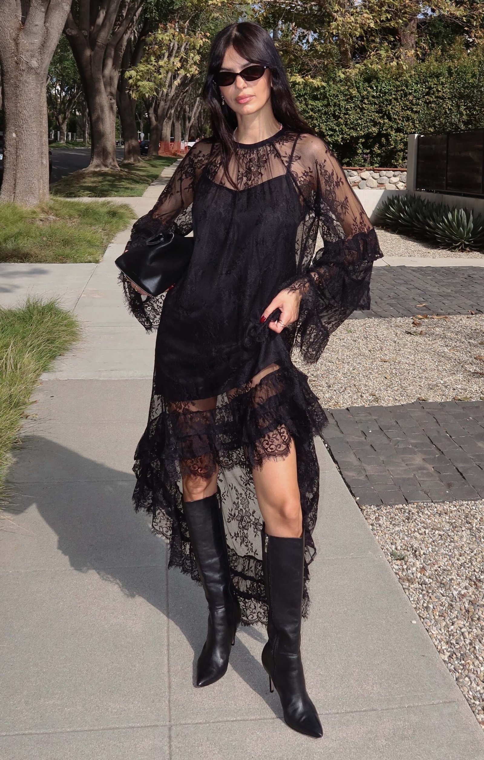 Joelle Maxi Dress ~ Dainty Black Lace - Image 2